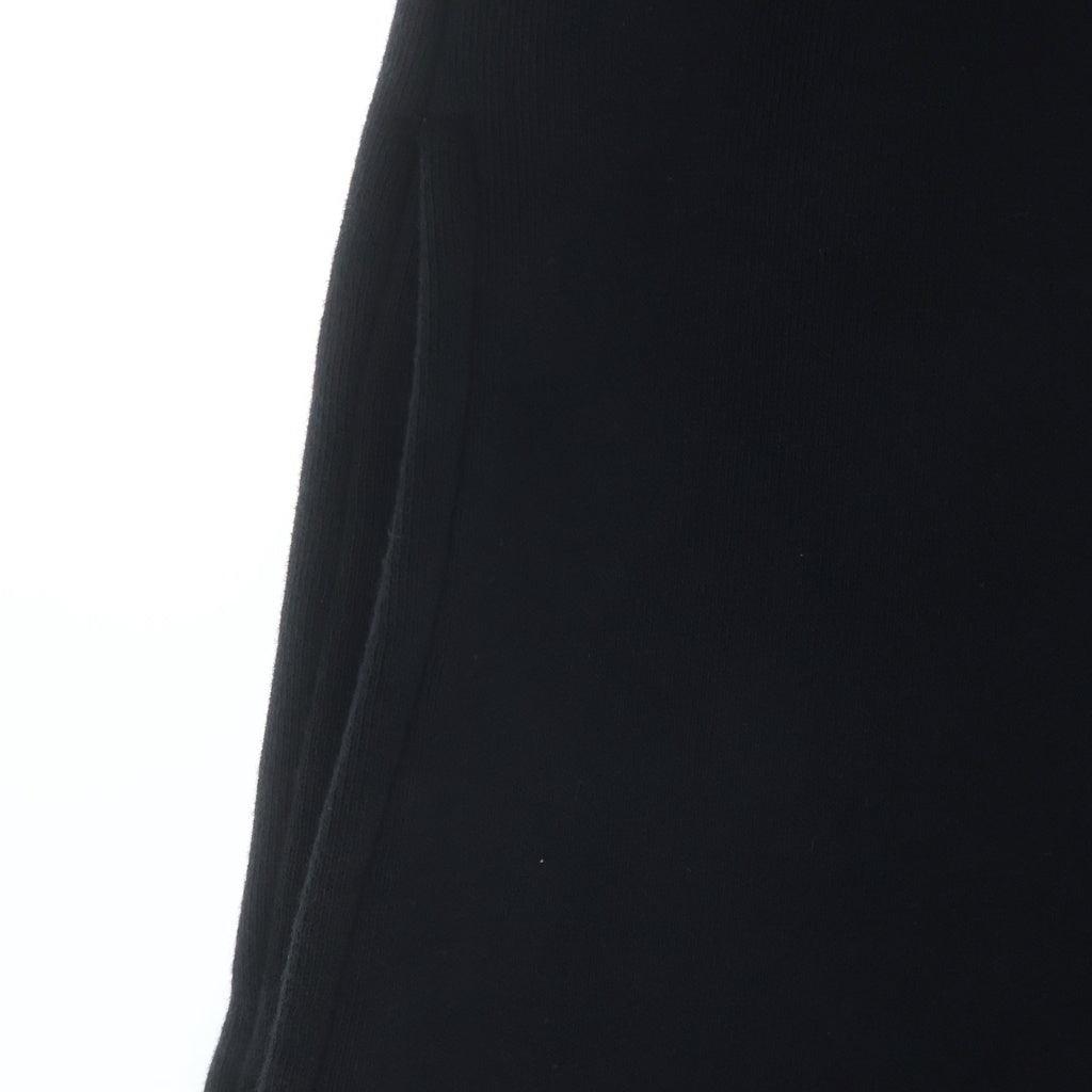CHROME HEARTS(クロムハーツ) Y NOT SWEAT HALF PANTS ワイノット パテント ハラコレザークロスパッチ スウェット ハーフパンツ ショートパンツ ショーツ ブラック