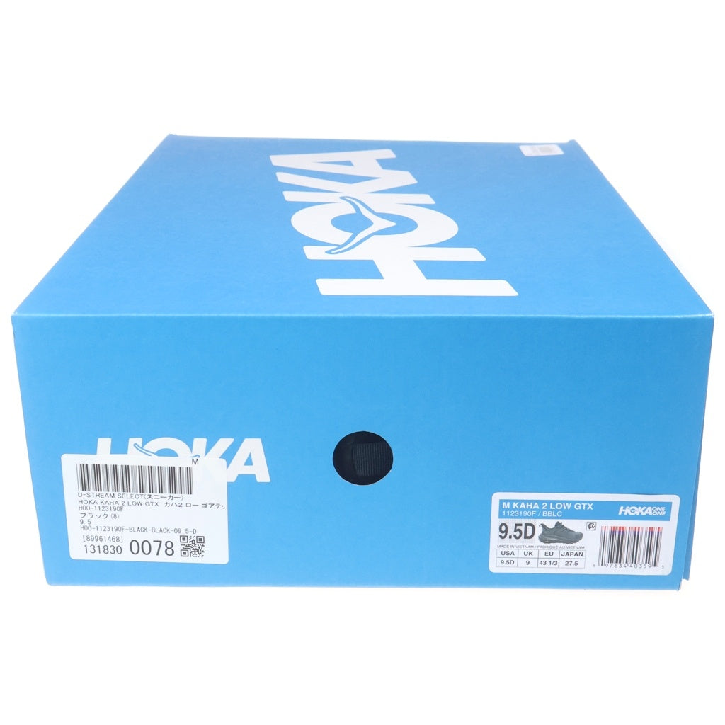 HOKA ONE ONE(ホカオネオネ) KAHA2 LOW GTX カハ2ローカットスニーカー ゴアテックス ブラック US9.5D/27.5cm 1123190F