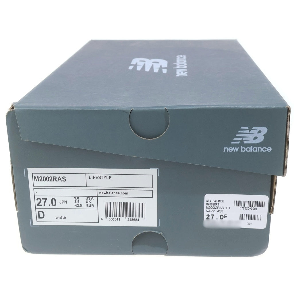 New Balance(ニューバランス) M2002RAS スエードローカットスニーカー ネイビー US9/27cm