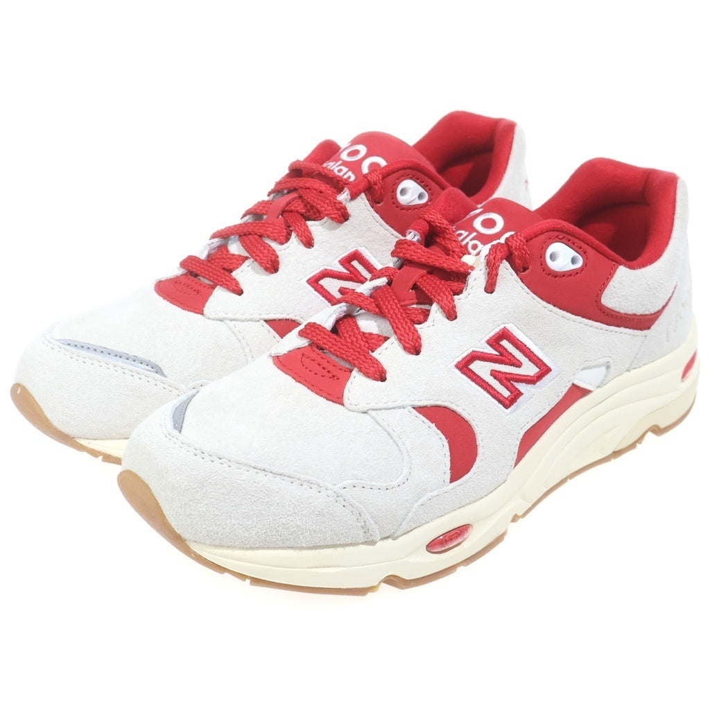 New Balance(ニューバランス) 23AW ×KITH NYC Toronto CM1700KM キス トロントオープン記念 ローカットスニーカー ベージュ/レッド US9/27cm