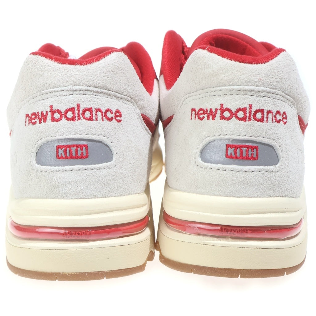 New Balance(ニューバランス) 23AW ×KITH NYC Toronto CM1700KM キス トロントオープン記念 ローカットスニーカー ベージュ/レッド US9/27cm