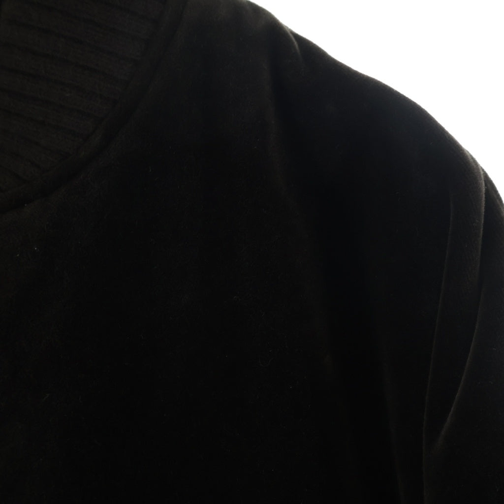 HERMES(エルメス) 25AW カシミヤ ベルベット ジップアップ ボンバージャケット ブラウン
