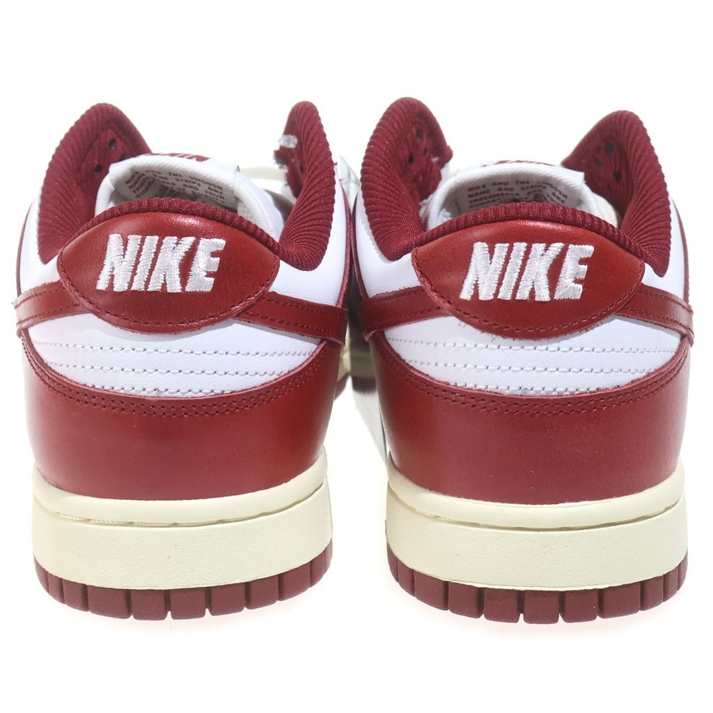 NIKE(ナイキ) WMNS DUNK LOW PRM FJ4555-100 ウィメンズ ダンク ローカットスニーカー ホワイト/レッド US9.5/26.5cm