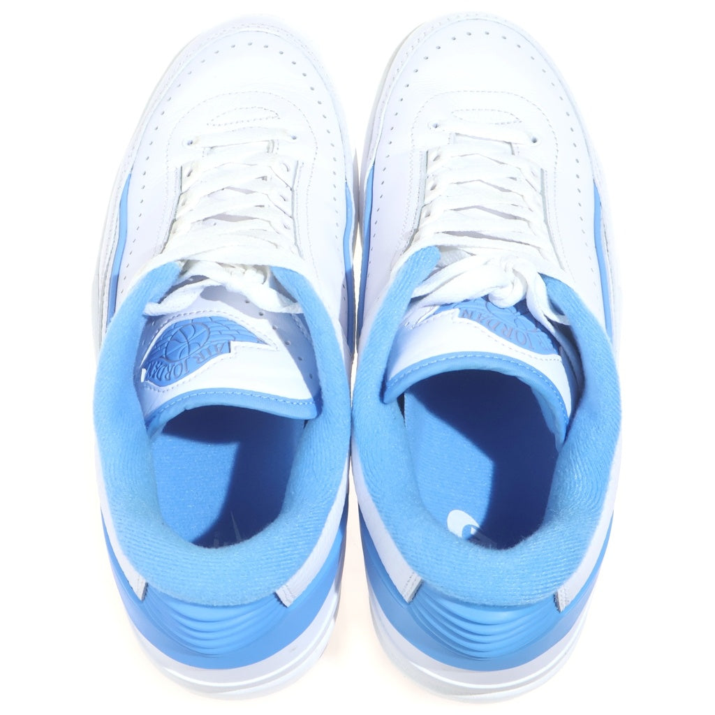 NIKE(ナイキ) AIR JORDAN 2 RETRO LOW UNIVERSITY BLUE DV9956-104 エアジョーダン2 レトロ ユニバーシティブルー ローカットスニーカー ホワイト US8.5/26.5cm