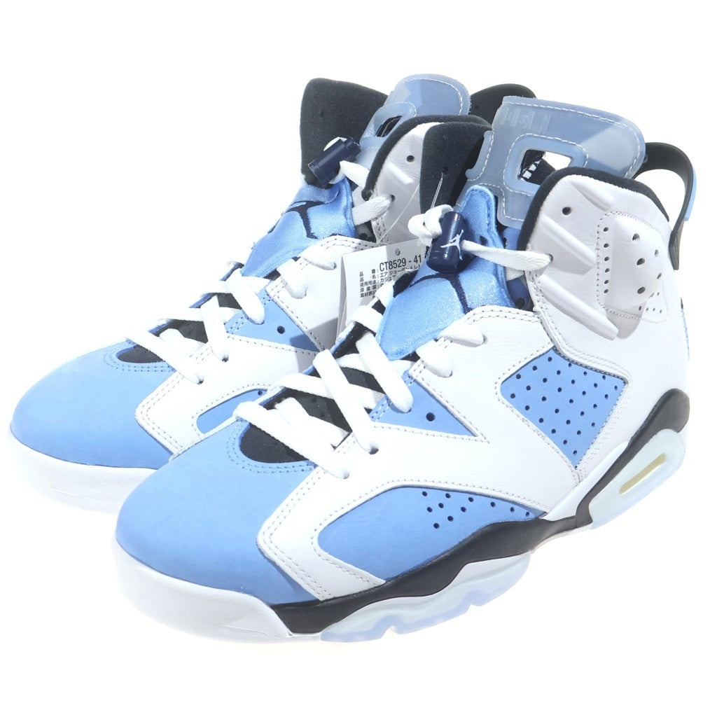 NIKE(ナイキ) AIR JORDAN 6 UNC CT8529-410 エアジョーダン6 ユニバーシティブルー ハイカットスニーカー ホワイト/ブルー US8.5/26.5cm