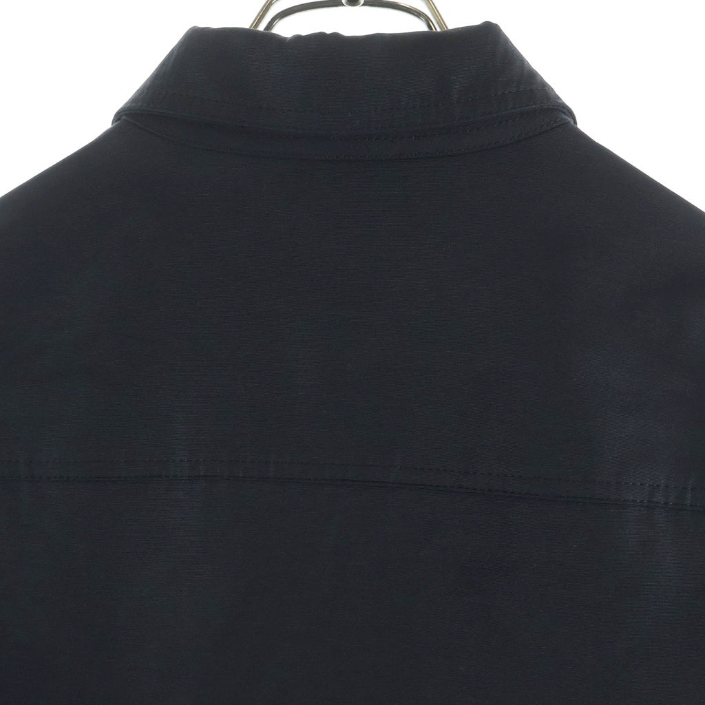 Rick Owens リックオウエンス レイヤード ブロンゾン ジップアップ ジャケット ブルゾン ブラック RR17S9713-N Rick Owens(リックオウエンス) レイヤード ブロンゾン ジップアップ