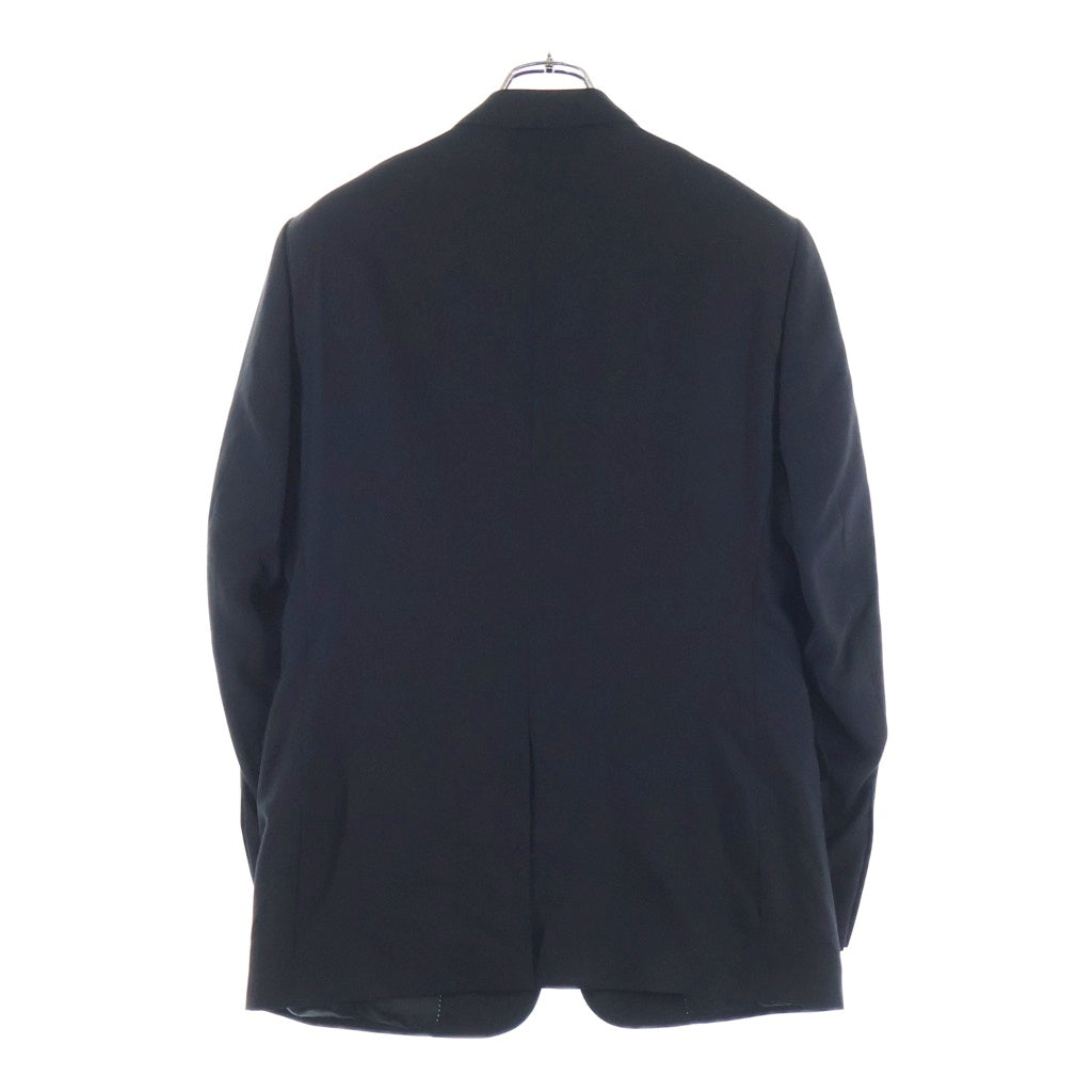 DIOR(ディオール) カシミヤ 2B テーラードジャケット スラックスパンツ セットアップ スーツ ブラック 633C720L4031