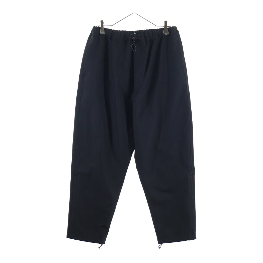 COMME des GARCONS HOMME(コムデギャルソンオム) 23AW Parachute Pants エステルマットクロス ドローコード パラシュートパンツ ブラック HL-P005 AD2023