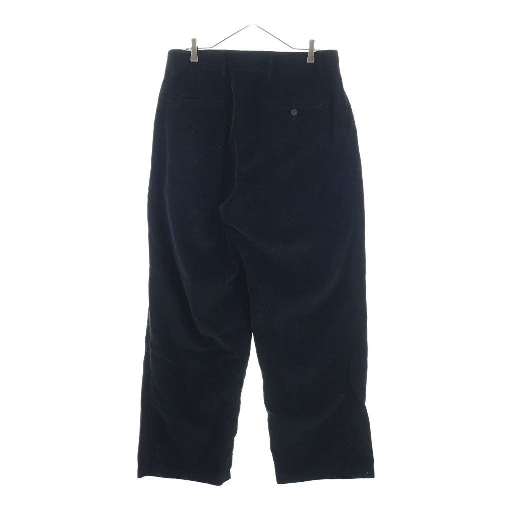 wjk(ダブルジェイケイ) Heavy Corduroy Trousers ヘビーコーデュロイ トラウザーズ ワイドパンツ ブラック 5201co29g