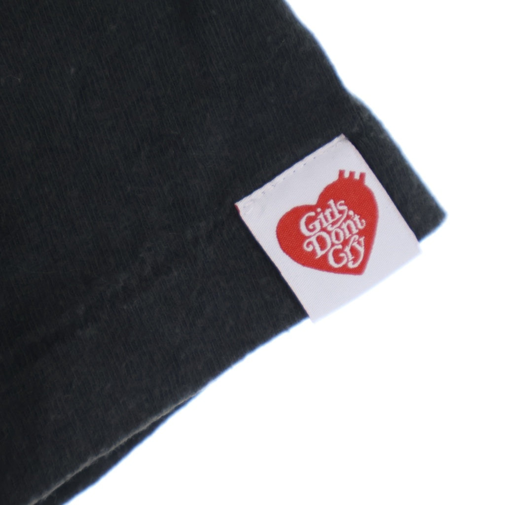 HUMAN MADE(ヒューマンメイド) VERDY VICK ロゴプリント クルーネック 半袖Tシャツ カットソー ブラック