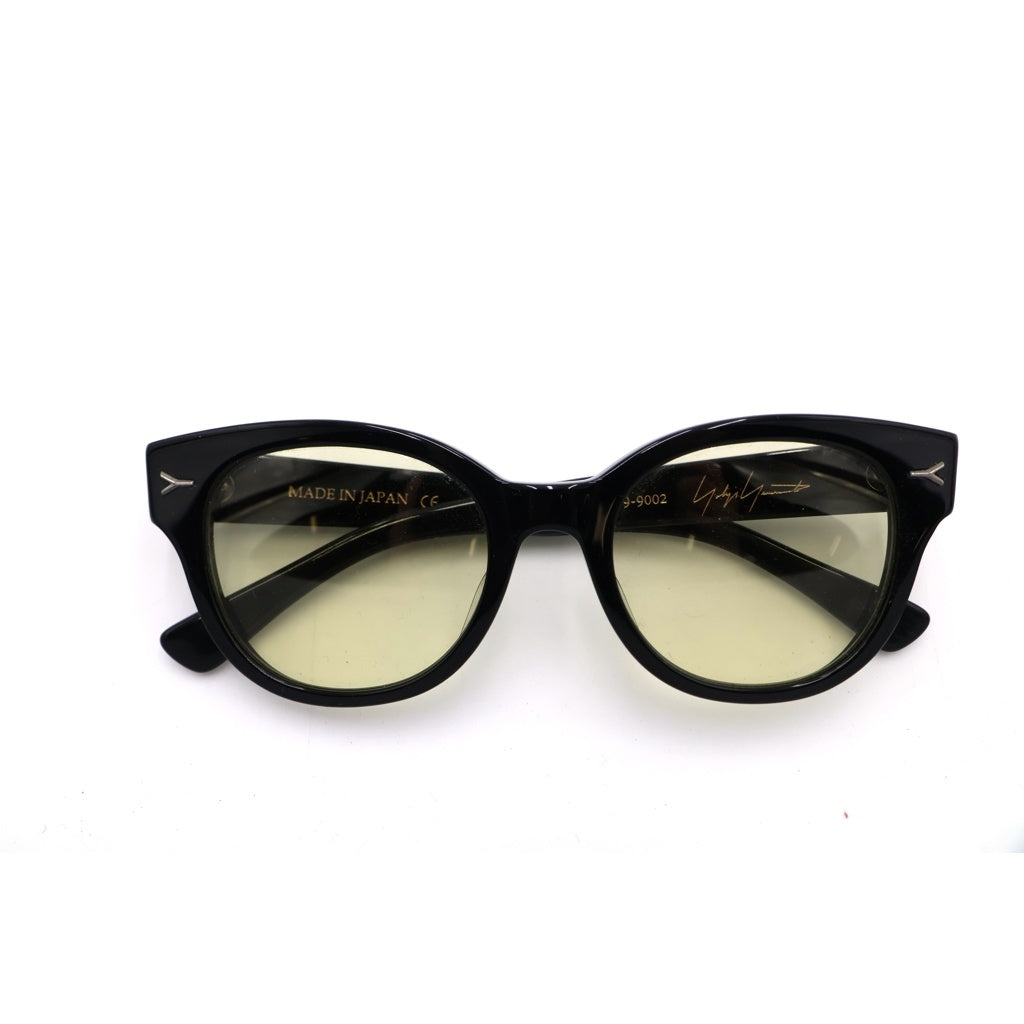 Yohji Yamamoto(ヨウジヤマモト) バイカーズ ウェリントン サングラス アイウェア メガネ 眼鏡 ブラック 19-9002