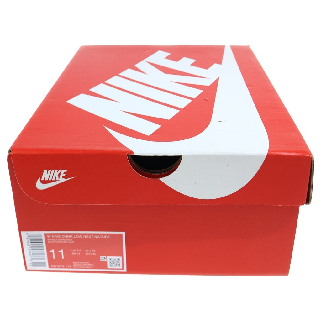 NIKE(ナイキ) WMNS DUNK LOW NEXT NATURE DD1873-113 ウィメンズ ダンク ネクストネイチャー ローカットスニーカー ホワイト/グレー US11/28cm