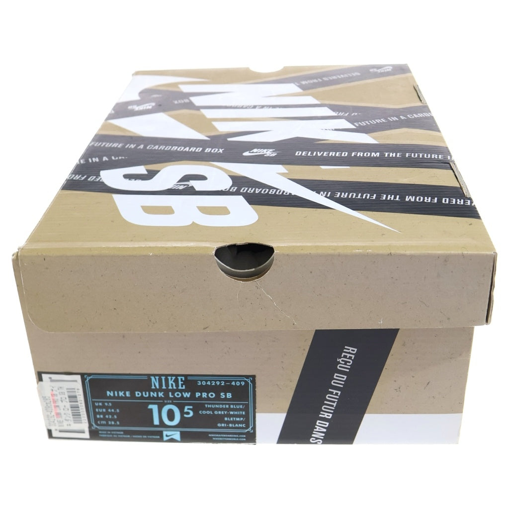 NIKE SB(ナイキエスビー) 【観賞用2012年製】 DUNK LOW THUNDER BLUE COOL GREY 304292-409 ダンク サンダーブルー クールグレー ローカットスニーカー ネイビー/グレー US10.5/28.5cm