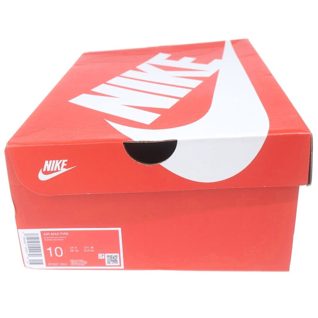 NIKE(ナイキ) AIR MAX FIRE IF2621-003 エアマックス ファイヤー ローカットスニーカー ブラック US10/28cm
