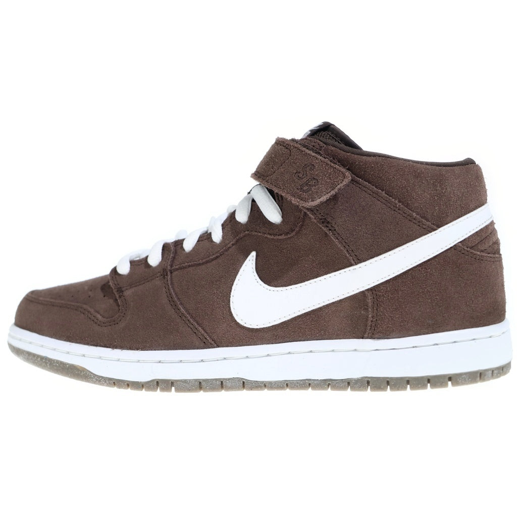 NIKE SB(ナイキエスビー) 【観賞用2012年製】 DUNK MIDBAROQUE BROWN WHITE GUM 314383-219 ダンク ハイカットスニーカー ブラウン US10.5/28.5cm