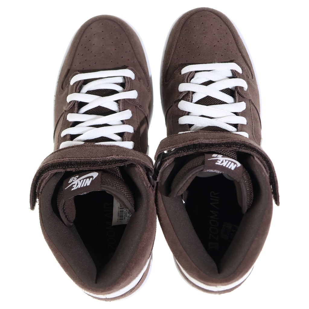 NIKE SB(ナイキエスビー) 【観賞用2012年製】 DUNK MIDBAROQUE BROWN WHITE GUM 314383-219 ダンク ハイカットスニーカー ブラウン US10.5/28.5cm