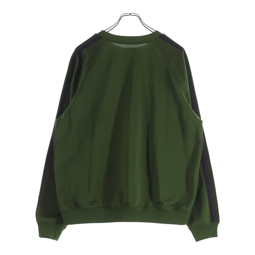 Rebuild by needles(リビルドバイニードルス) TRACK CREW NECK SHIRT エンブロイダリー クルーネック トラックスウェット トレーナー レディース