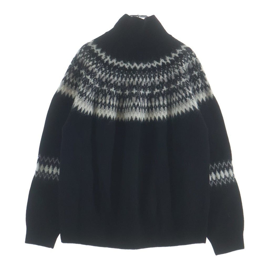 NO BRAND(ノーブランド) A-ABYTS（エーバイティーエス) Nordic Turtkle Neck Knit ノルディック タートルネック ニット ABYTS-030