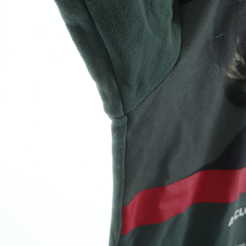 UNDERCOVER(アンダーカバー) 19AW 時計仕掛けのオレンジ フォトプリント スウェットトレーナー グリーン UCX4803-4