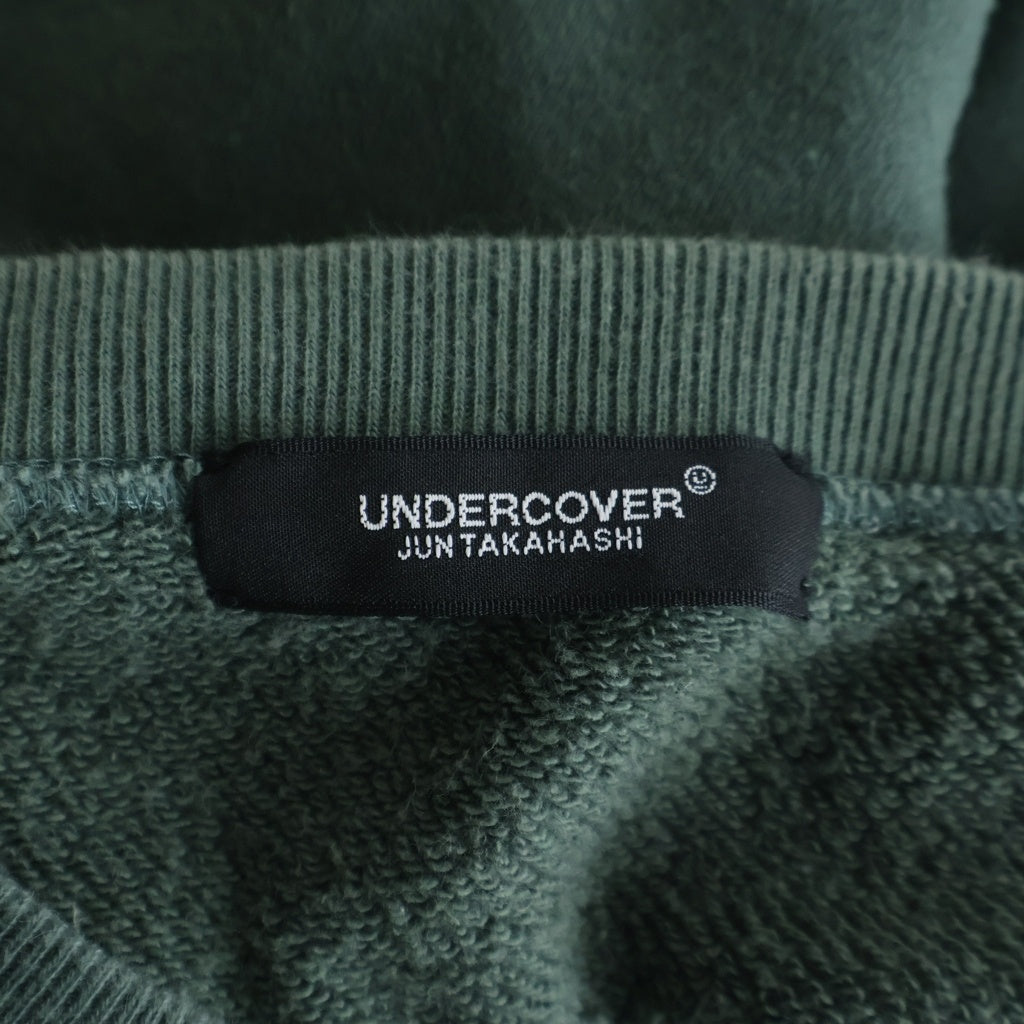 UNDERCOVER(アンダーカバー) 19AW 時計仕掛けのオレンジ フォトプリント スウェットトレーナー グリーン UCX4803-4