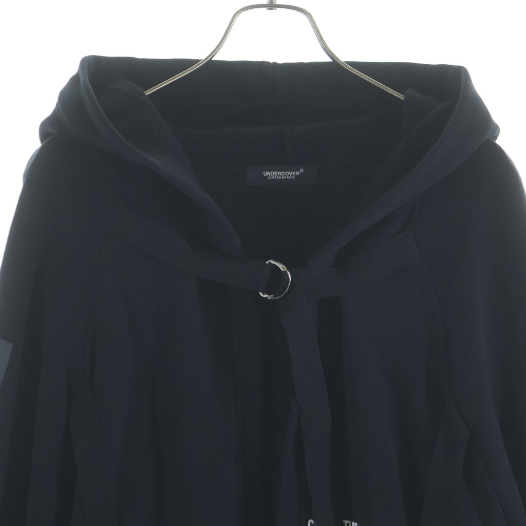 UNDERCOVER(アンダーカバー) 19SS THE DEAD HERMITS オーバーサイズ ジップスウェットパーカー ブラック UCW4809-1
