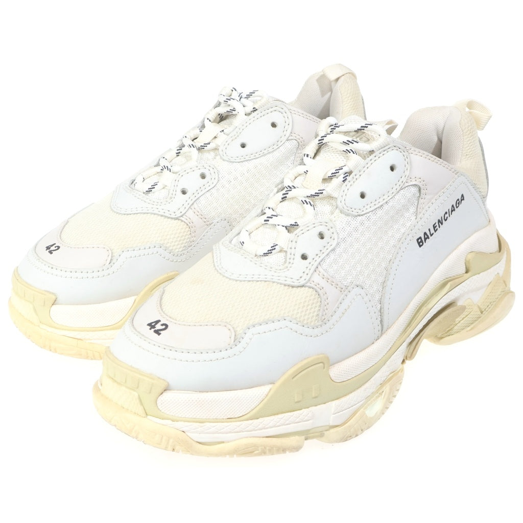 BALENCIAGA(バレンシアガ) TRIPLE S トリプルS ローカットスニーカー シューズ ホワイト 42 534217