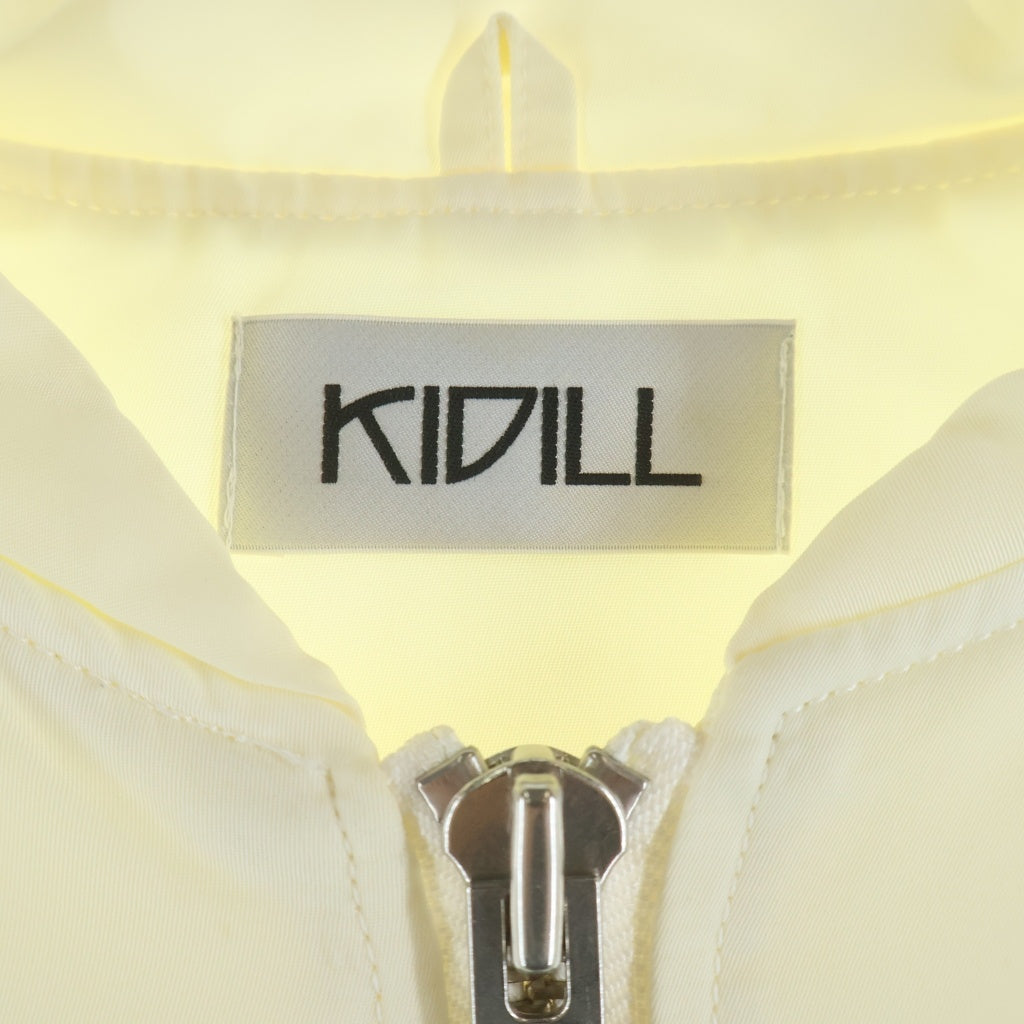 KIDILL(キディル) ×IT イット バックプリント ジップアップ MA-1 フライトジャケット ブルゾン ホワイト KL341