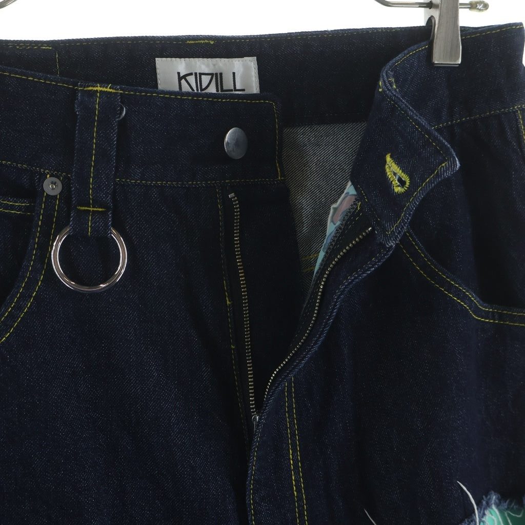 KIDILL(キディル) PUNK CRASH DENIM PANTS パンク クラッシュ デニムパンツ インディゴ KL431