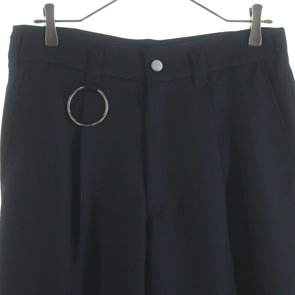 KIDILL(キディル) BONTAGE PANTS ボンテージパンツ スラックス ブラック KL351-B