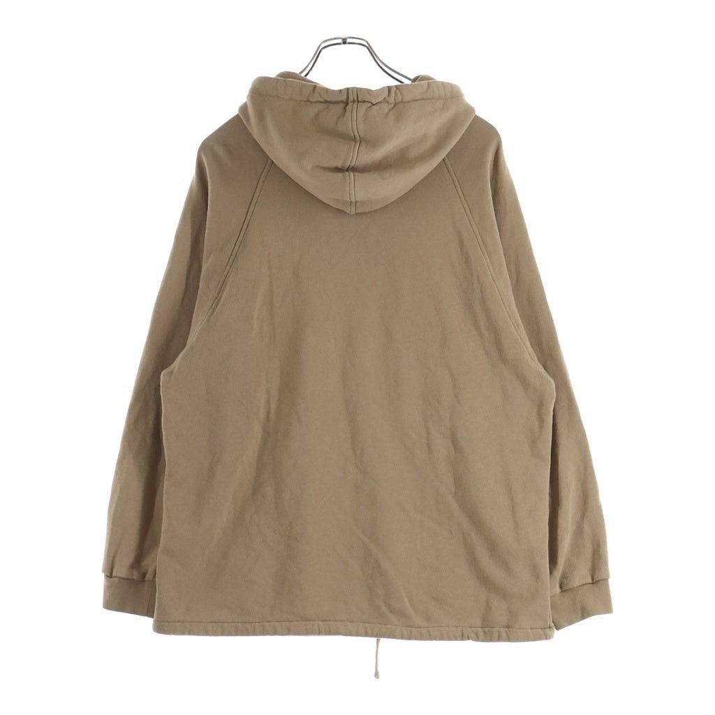 GUCCI(グッチ) GGシェリーライン ウェブストライプ ハーフジップ スウェットプルオーバーパーカー ブラウン 644656 XJC3W