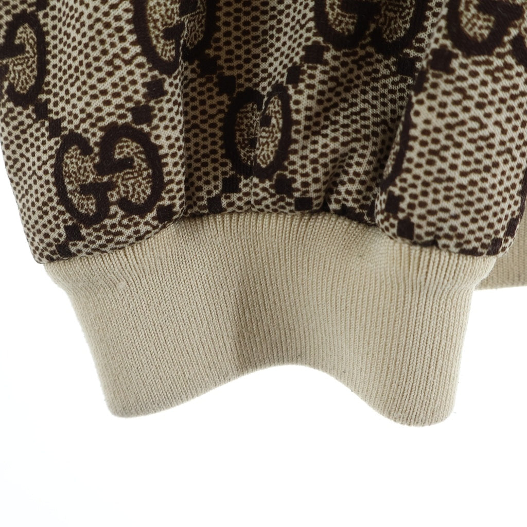 GUCCI(グッチ) GGスプリーム レインボー シェブロン ジップアップ トラックジャケット ベージュ/マルチ 580579