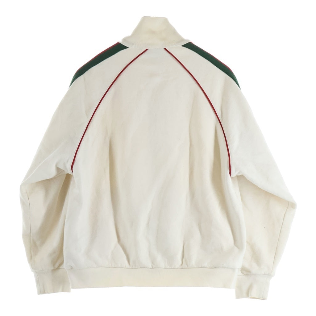 GUCCI(グッチ) シェリーライン ウェブ ジップアップ トラックジャケットホワイト 625405 XJCOE