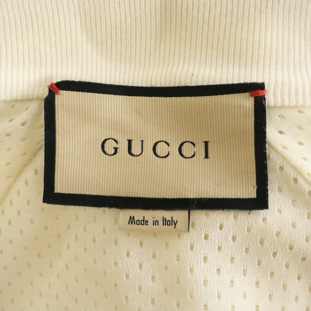 GUCCI(グッチ) シェリーライン ウェブ ジップアップ トラックジャケットホワイト 625405 XJCOE