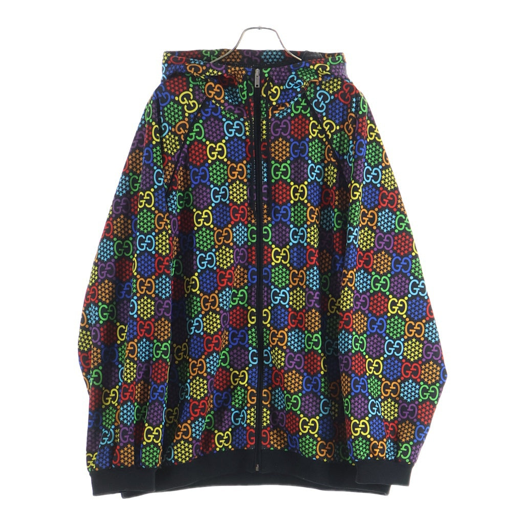 GUCCI(グッチ) GGサイケデリック ジップアップパーカー ジャケット ブルゾン マルチ 604197 XJB62
