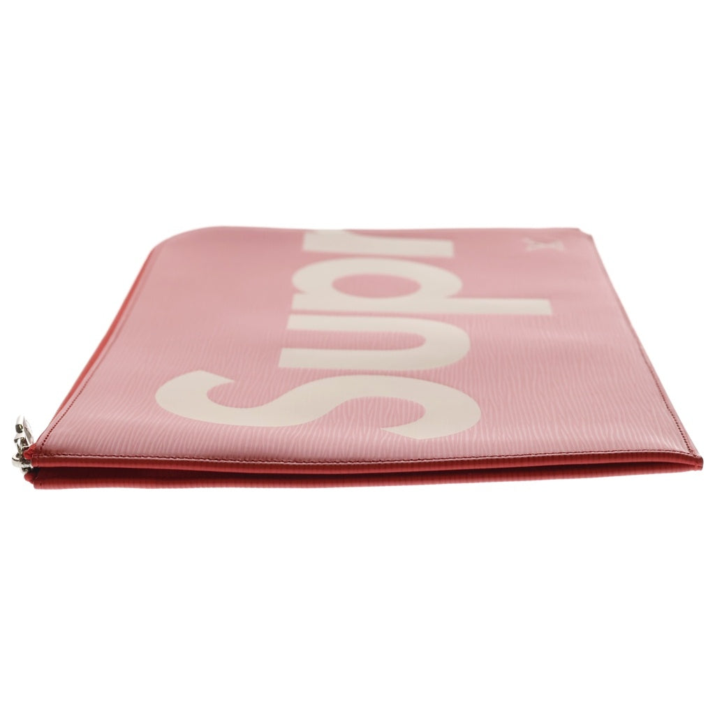 LOUIS VUITTON(ルイヴィトン) 17AW ×Supreme LV Pochette Jour GM シュプリーム ポシェットジュールGM エピレザー クラッチバッグ セカンドバッグ レッド TN12117 M67722