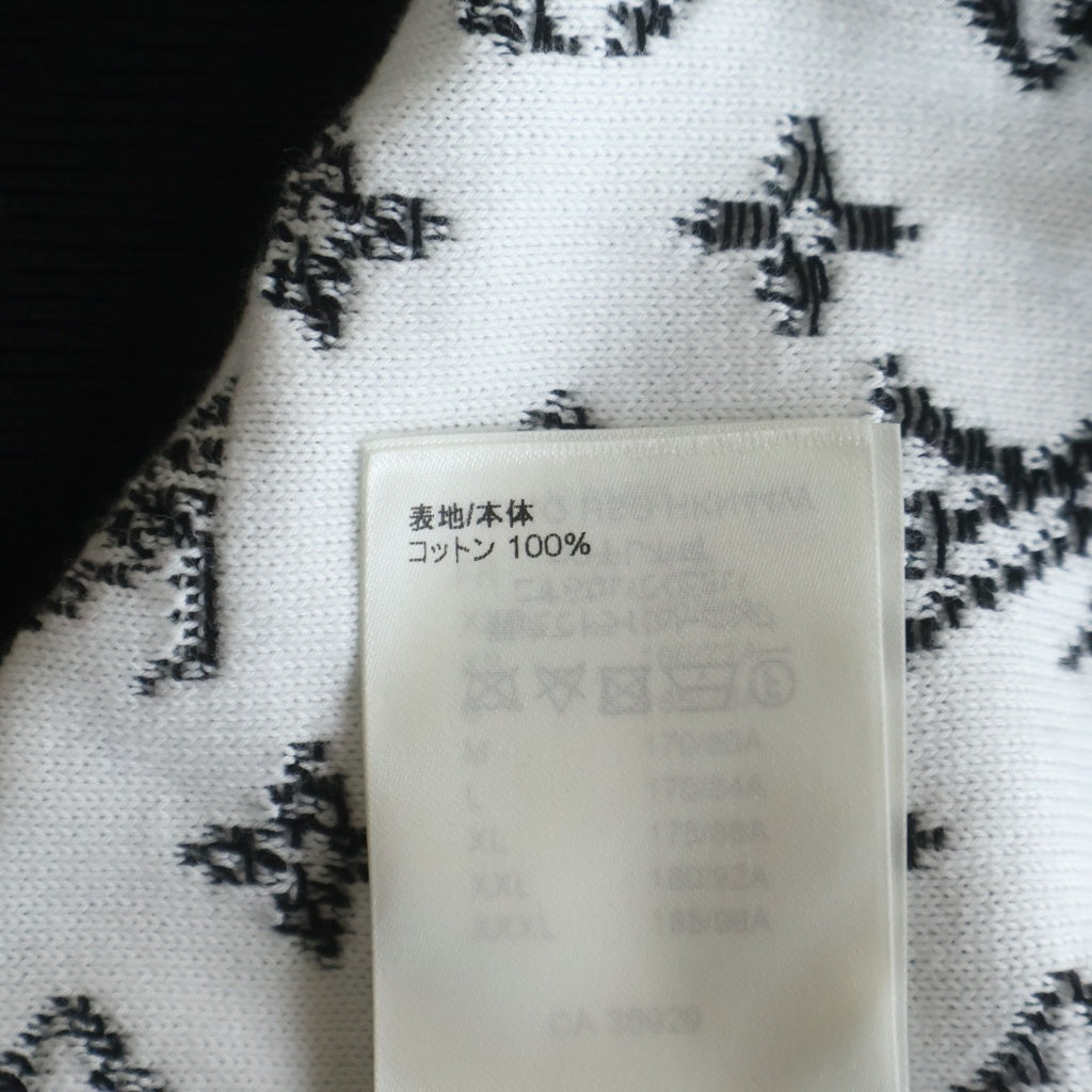 LOUIS VUITTON(ルイヴィトン) 23SS LVSE モノグラム グラディエント クルーネック コットン ニットセーター ブラック RM231Q USO HKN44W