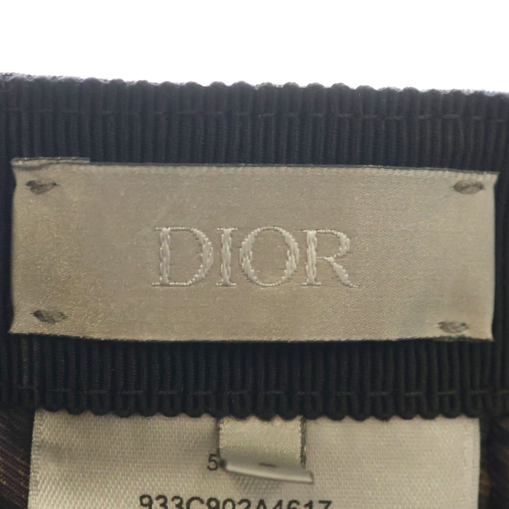 DIOR(ディオール) 19AW オブリーク 総柄 ジャガードベースボールキャップ 帽子 ネイビー 933C902A4617