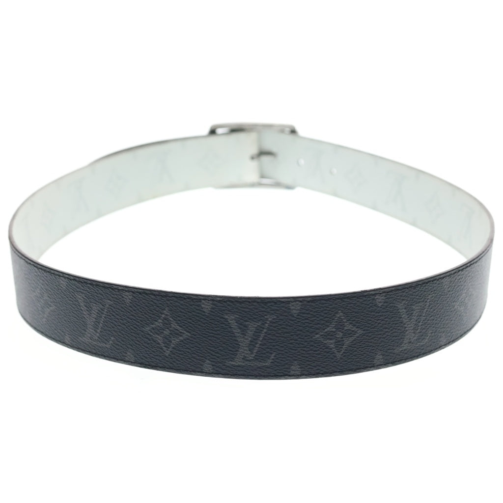 LOUIS VUITTON(ルイヴィトン) サンチュール リヴェルソ モノグラム リバーシブル レザーベルト ホワイト/ブラック シルバー金具 M0003
