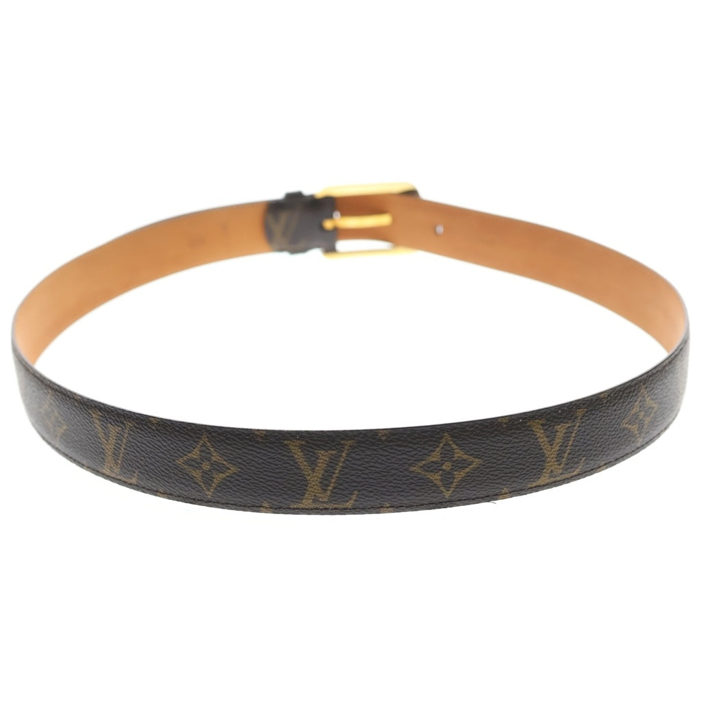 LOUIS VUITTON(ルイヴィトン) サンチュール エリプス モノグラム レザーベルト ブラウン ゴールド金具 CT2161 M6919