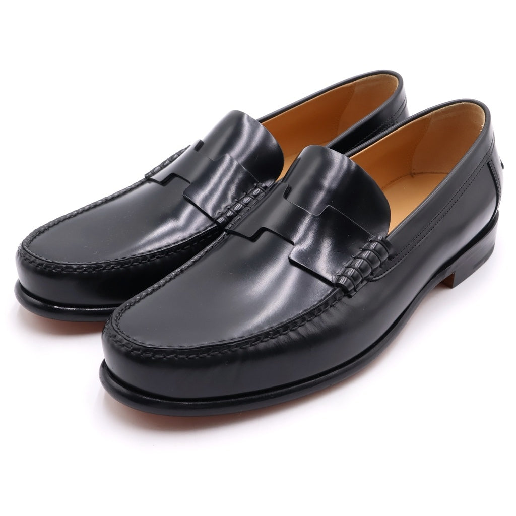 HERMES(エルメス) ケネディ レザー モカシンシューズ ローファー ブラック 151424ZH