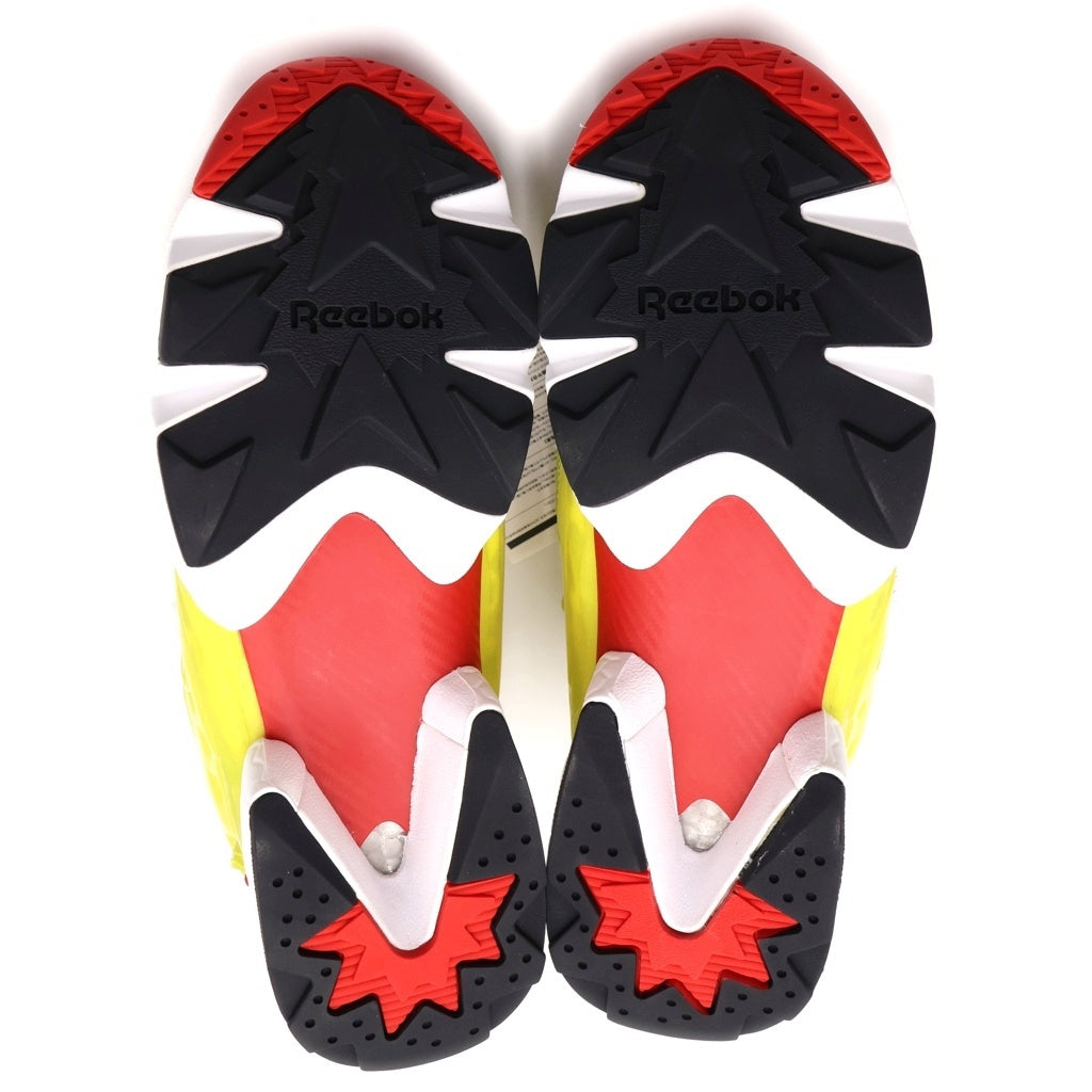 Reebok(リーボック) ×atmos INSTAPUMP FURY CITRON ANIMAL FZ4432 アトモス インスタポンプフューリー シトロン アニマル ハラコ ローカットスニーカー US10/28cm