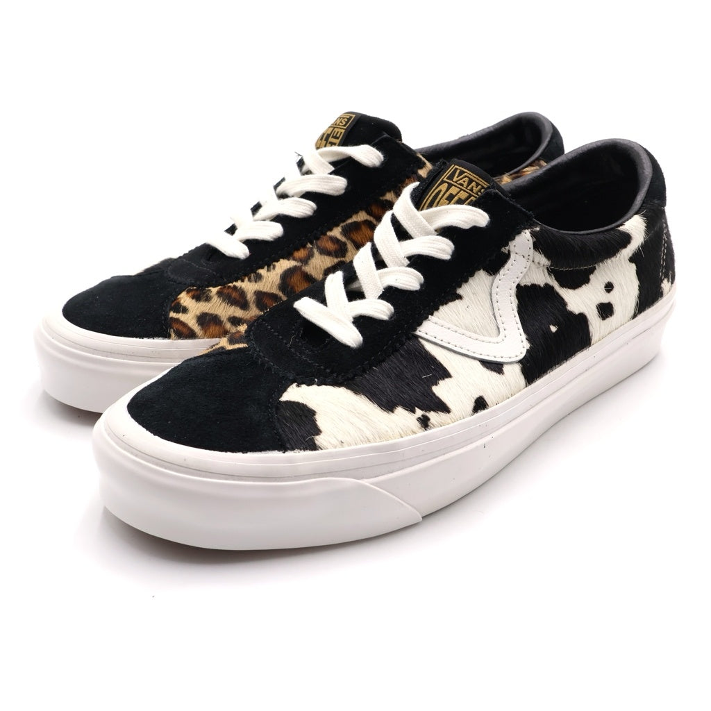 VANS(ヴァンズ) ハラコレザー レオパード カウ ローカットスニーカー ブラック/ホワイト/ブラウン US10/28cm