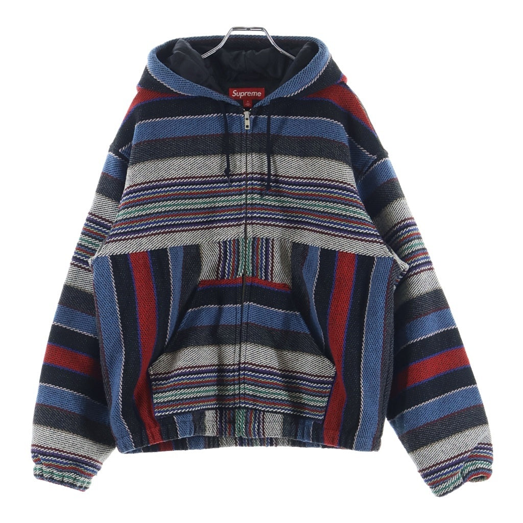 SUPREME(シュプリーム) 25SS Woven Stripe Hooded Jacket ウーブン ストライプ フーデッド ブルゾン ジャケット マルチ