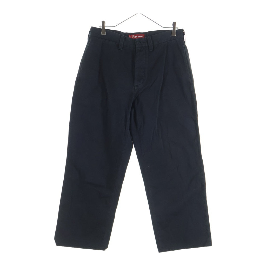 SUPREME(シュプリーム) 20AW Pin Up Chino Pant ピンアップ ガール ロゴパッチ チノパンツ ブラック