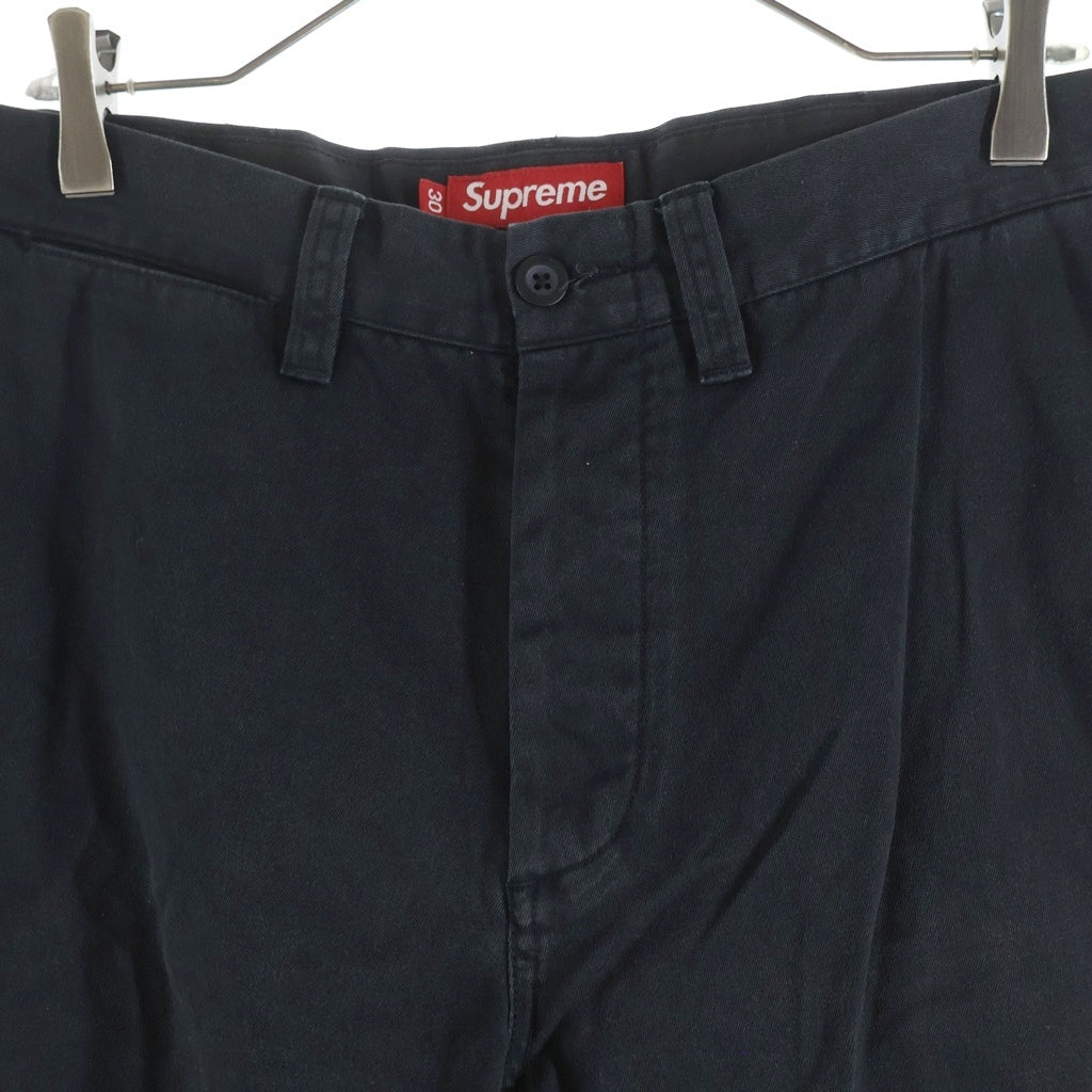 SUPREME(シュプリーム) 20AW Pin Up Chino Pant ピンアップ ガール ロゴパッチ チノパンツ ブラック