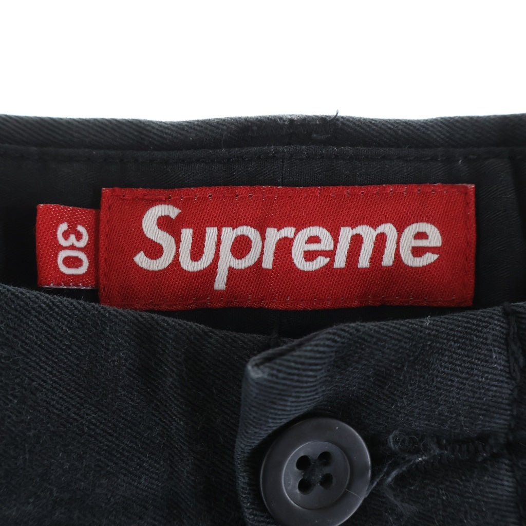 SUPREME(シュプリーム) 20AW Pin Up Chino Pant ピンアップ ガール ロゴパッチ チノパンツ ブラック
