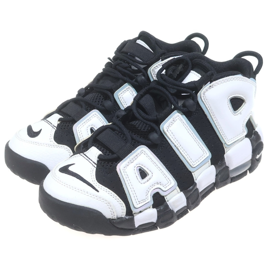 NIKE(ナイキ) GS AIR MORE UPTEMPO COBALT BLISS DQ6200-001 エア モア アップテンポ コバルト ブリス ハイカットスニーカー レディース ブラック/ホワイト US5Y/23.5cm