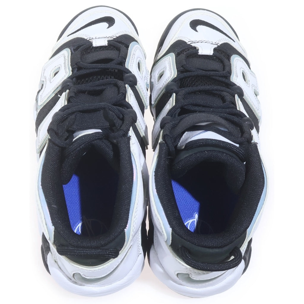 NIKE(ナイキ) GS AIR MORE UPTEMPO COBALT BLISS DQ6200-001 エア モア アップテンポ コバルト ブリス ハイカットスニーカー レディース ブラック/ホワイト US5Y/23.5cm