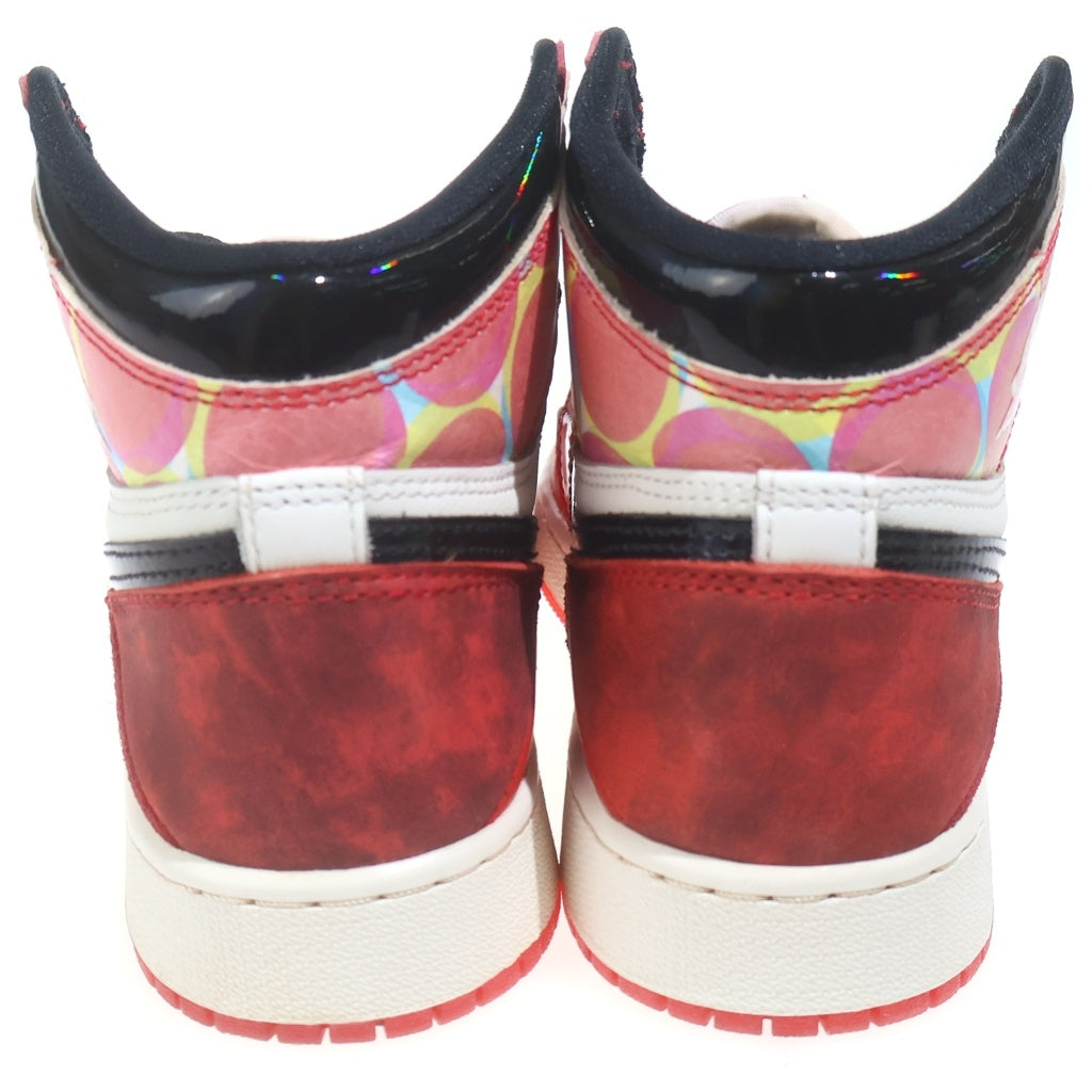 NIKE(ナイキ) GS AIR JORDAN1 HIGH OG SP NEXT CHAPTER DV1753-601 エアジョーダン1 ネクストチャプター ハイカットスニーカー レディース ホワイト/レッド US5Y/23.5cm