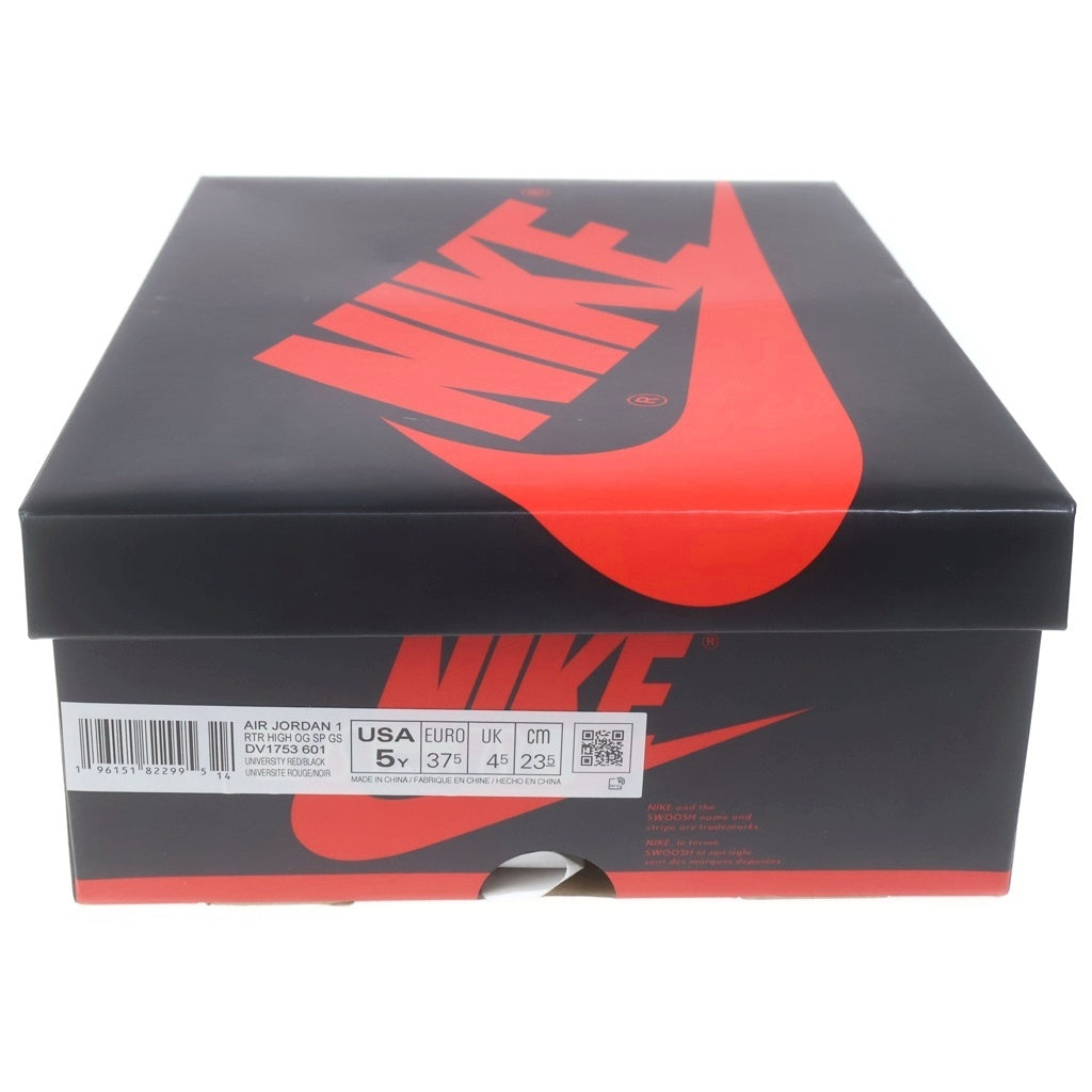 NIKE(ナイキ) GS AIR JORDAN1 HIGH OG SP NEXT CHAPTER DV1753-601 エアジョーダン1 ネクストチャプター ハイカットスニーカー レディース ホワイト/レッド US5Y/23.5cm
